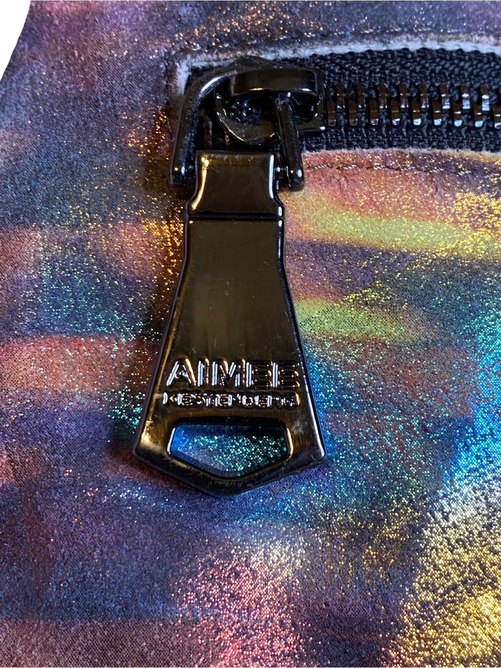 Aimee Kestenberg Oil Slick Wristlet Wallet - Picture 2 of 14
